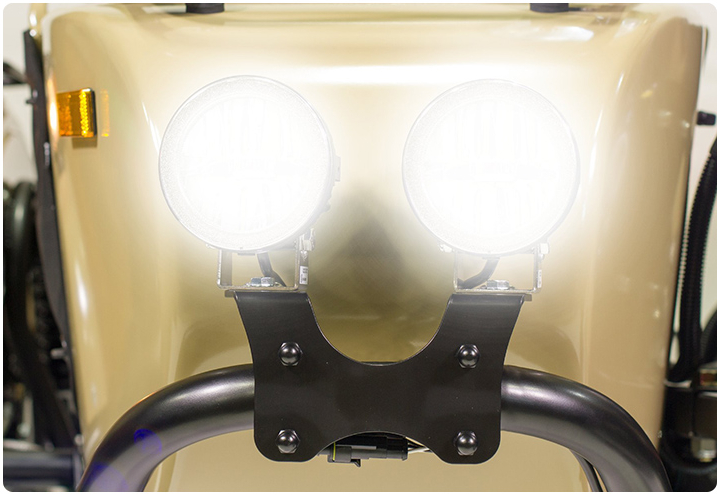 Sidecar LED Fog Lights