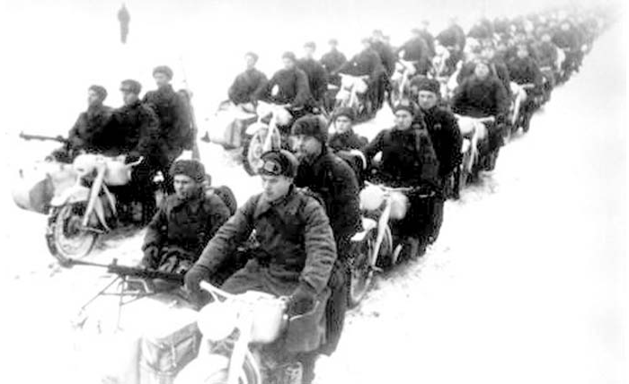 Ural motorcycles - snow drive